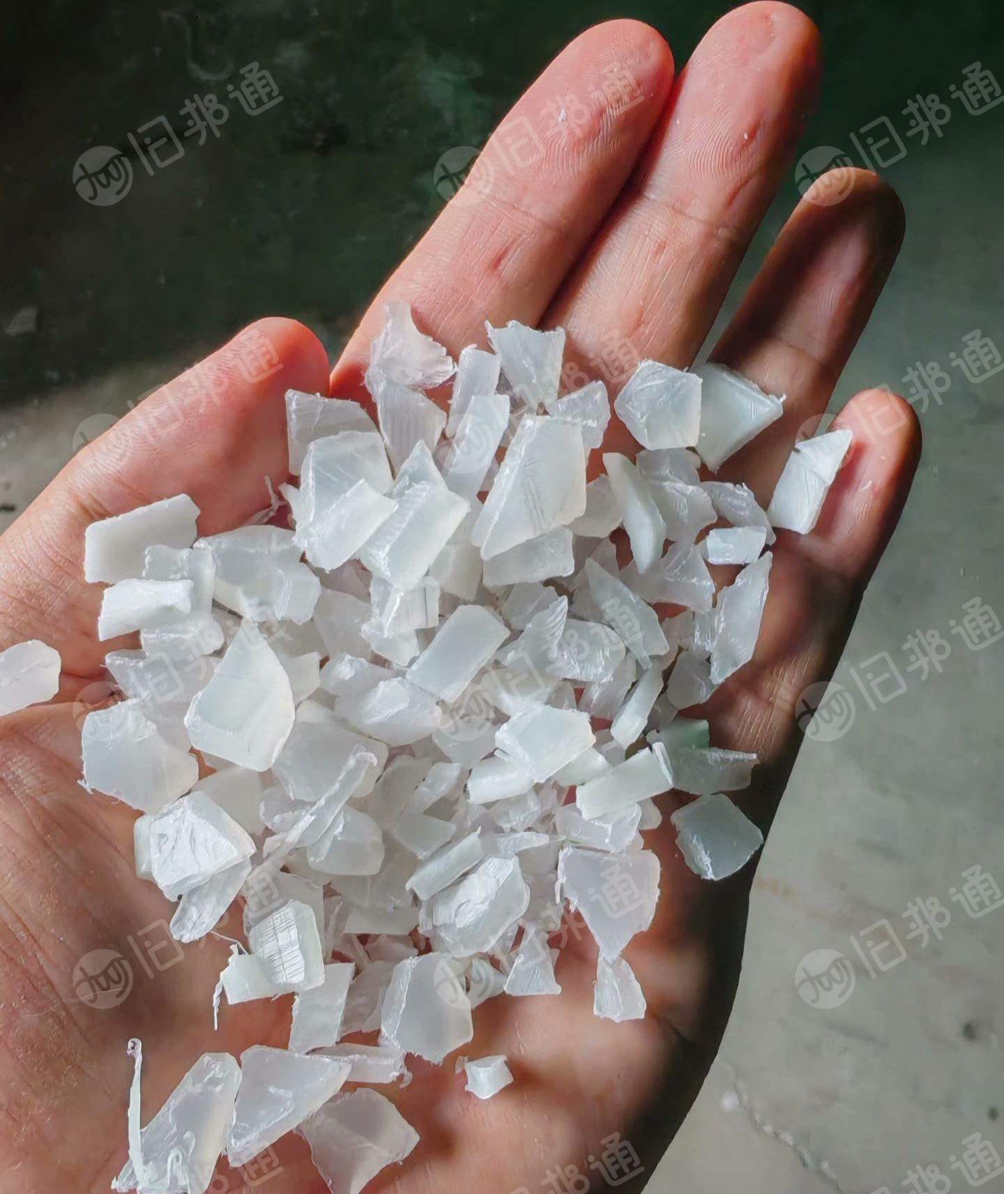 出售透明PP破碎料，流动性高