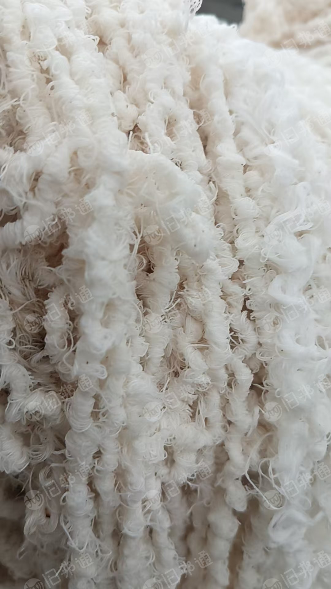 长期出售喷水织机下来的脚边丝，涤棉材质，50涤 50棉，现货有30-40吨左右，厂在河北秦皇岛