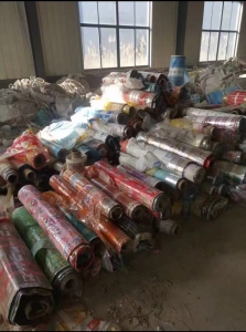 长期出售pet花膜打绳料，现货7吨左右