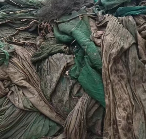 出售出售渔网,绿网,未清洗,现货有30吨,货在广东中山