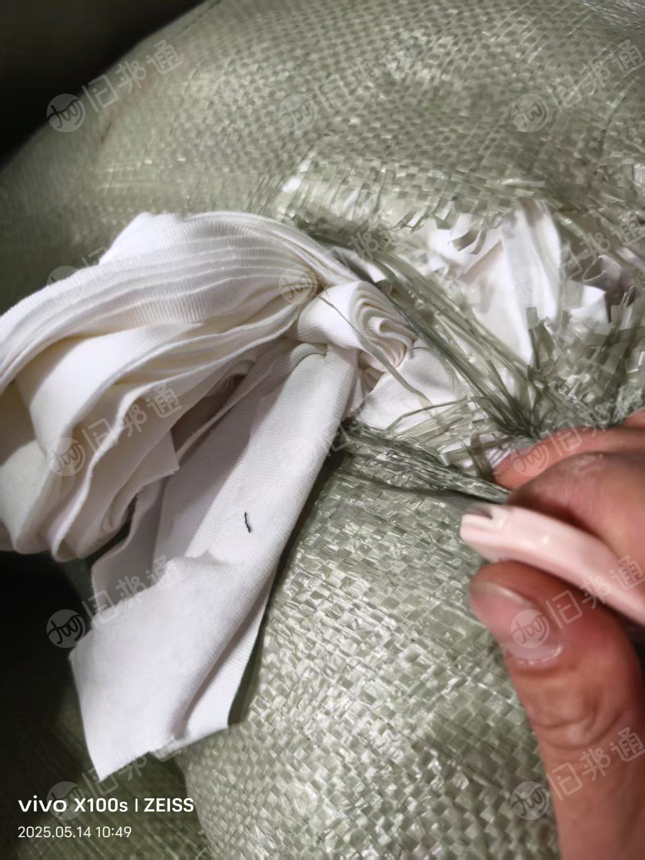 长期出售纯棉针织废布梭织废布白色,浅三色,深色都有
