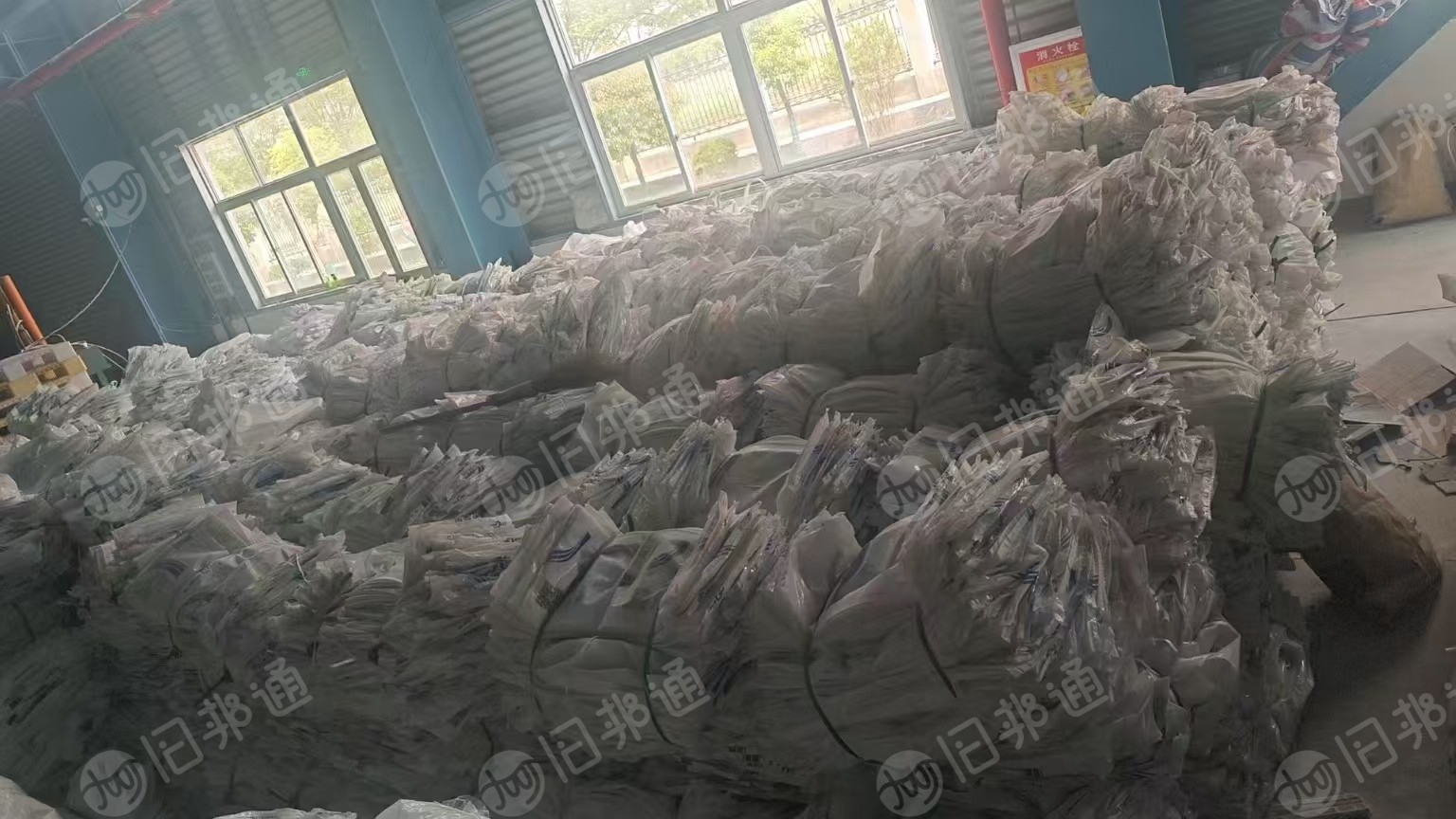 出售干造PE乳白袋废料,现货二十几吨