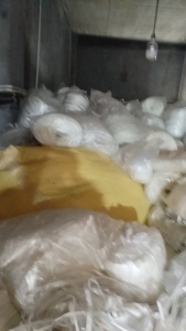 出售PP卷边料，有一层纸，可打绳用，现货50吨