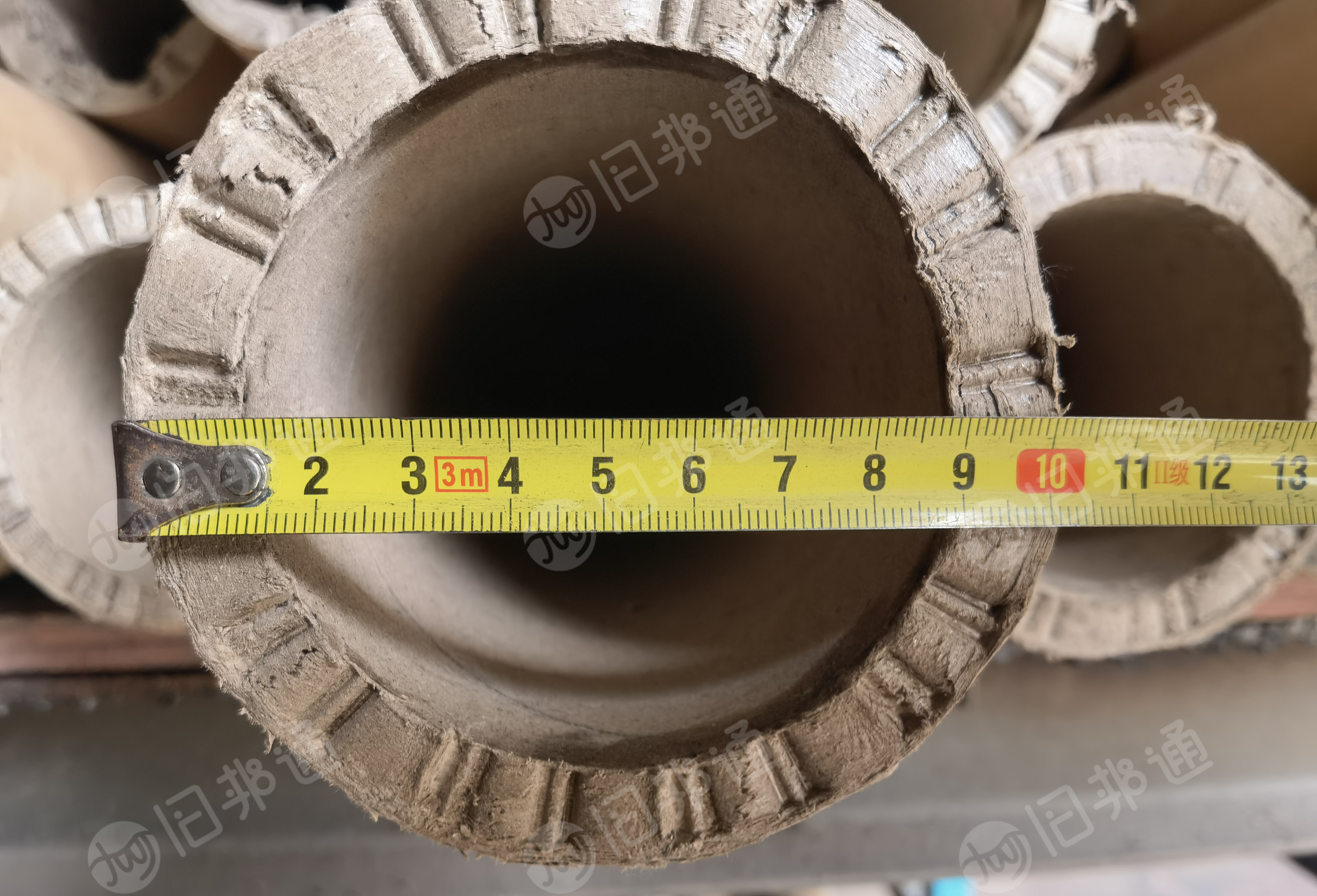 长期出售3寸二手纸管，厚度1.2cm，长度1m~2.5m