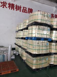 出售PET原膜，透明PET卷膜，去纸管，现货十几吨