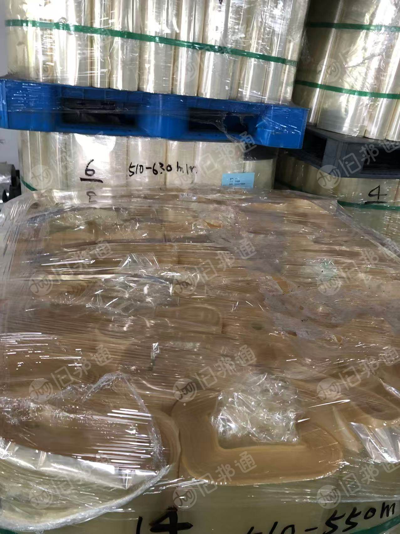 出售PET原膜，透明PET卷膜，去纸管，现货十几吨