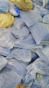 出售医疗器材厂下来的透明PVC边料,软质PVC水口料,输液管下脚料