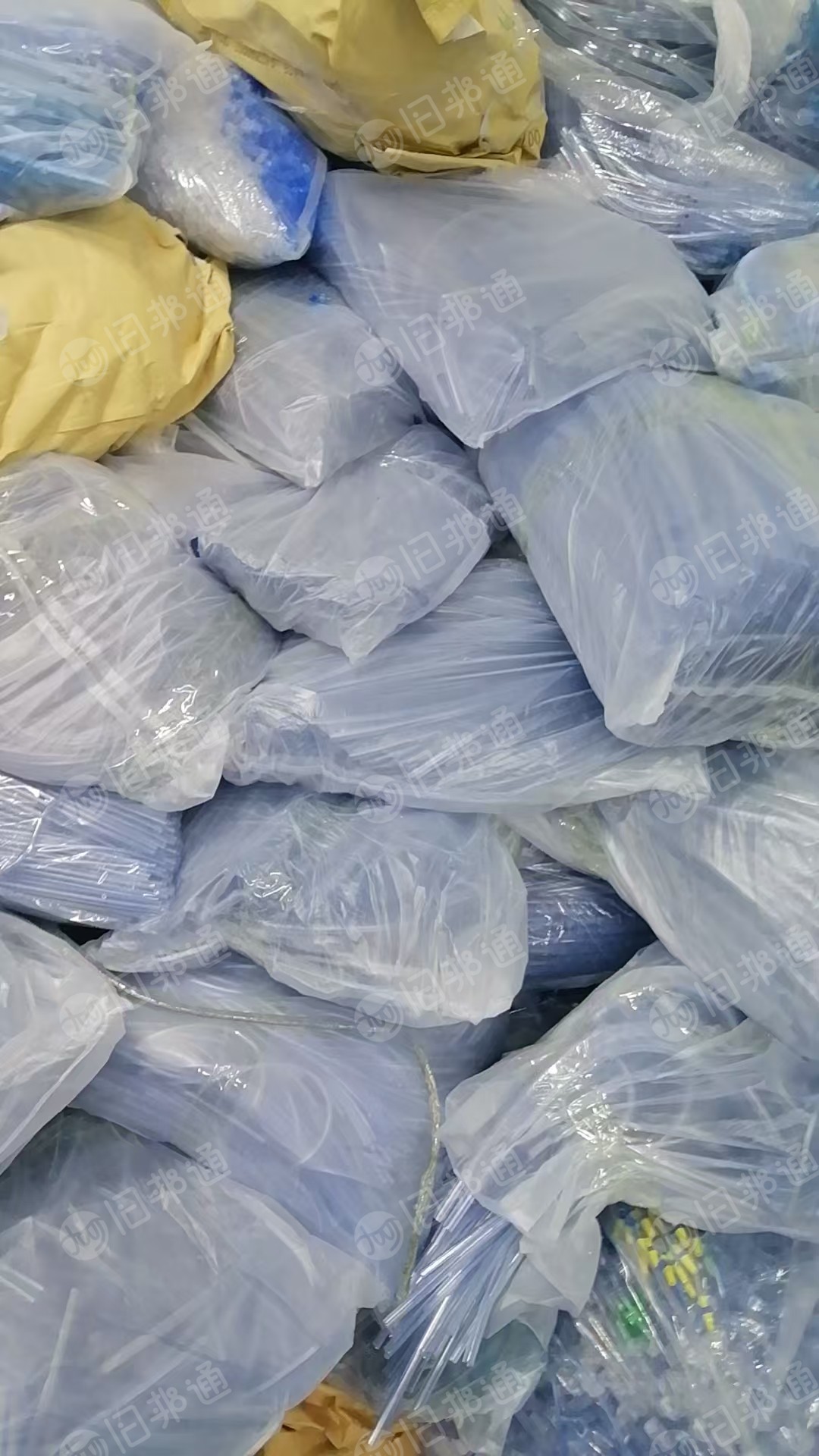出售医疗器材厂下来的透明PVC边料，软质PVC水口料，输液管下脚料