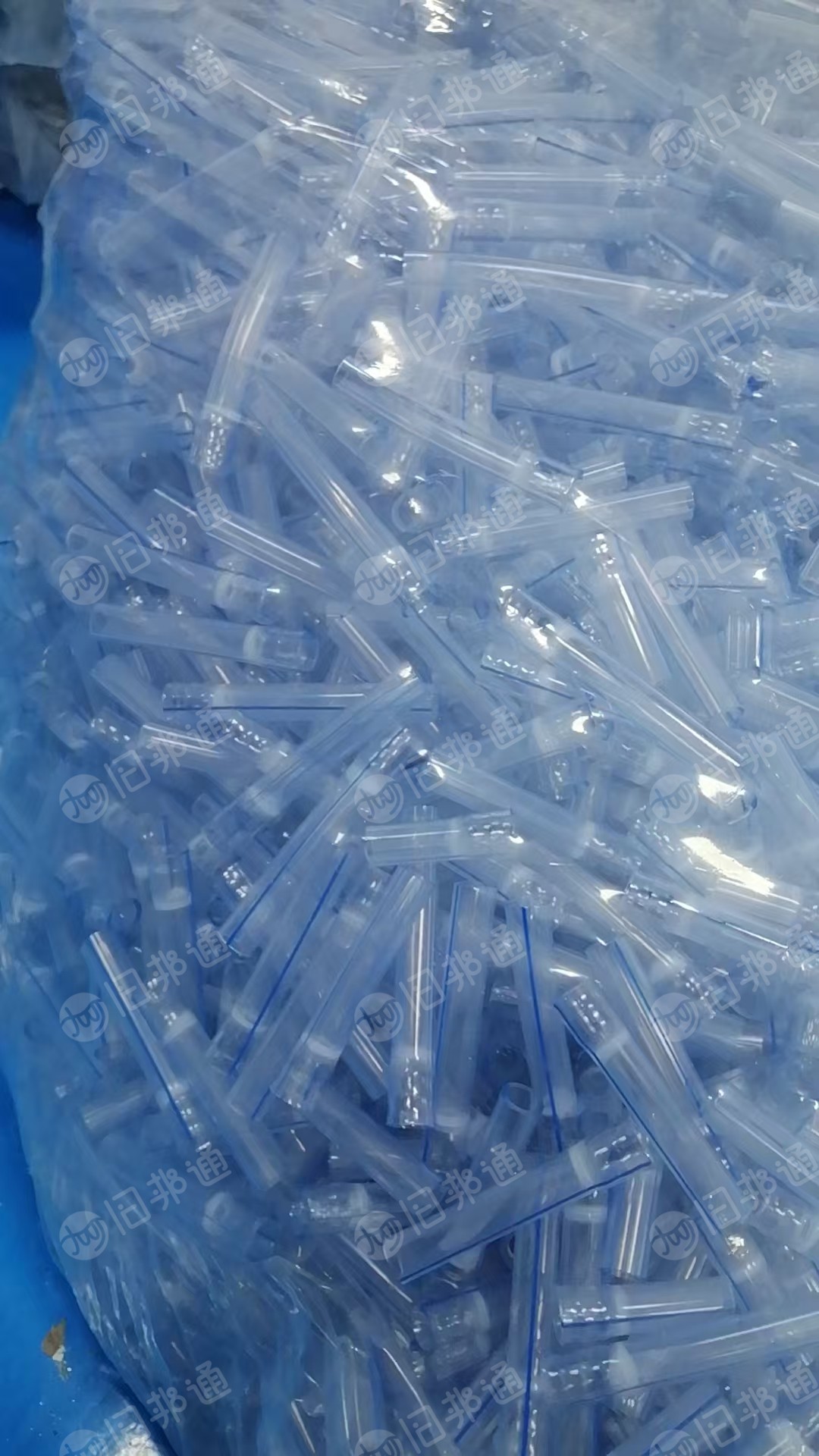 出售医疗器材厂下来的透明PVC边料，软质PVC水口料，输液管下脚料