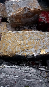 出售铝餐盒边角料压块，出水68折