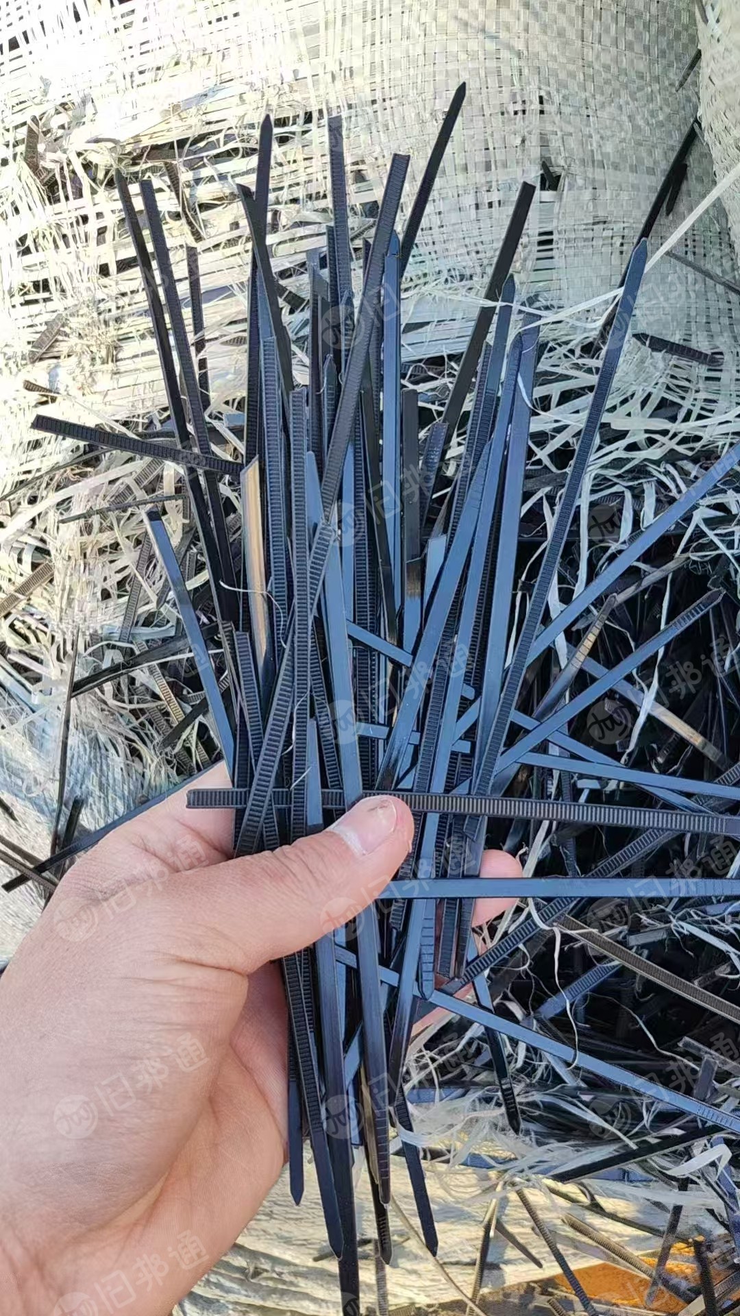 出售尼龙扎带废料，废旧尼龙扎带