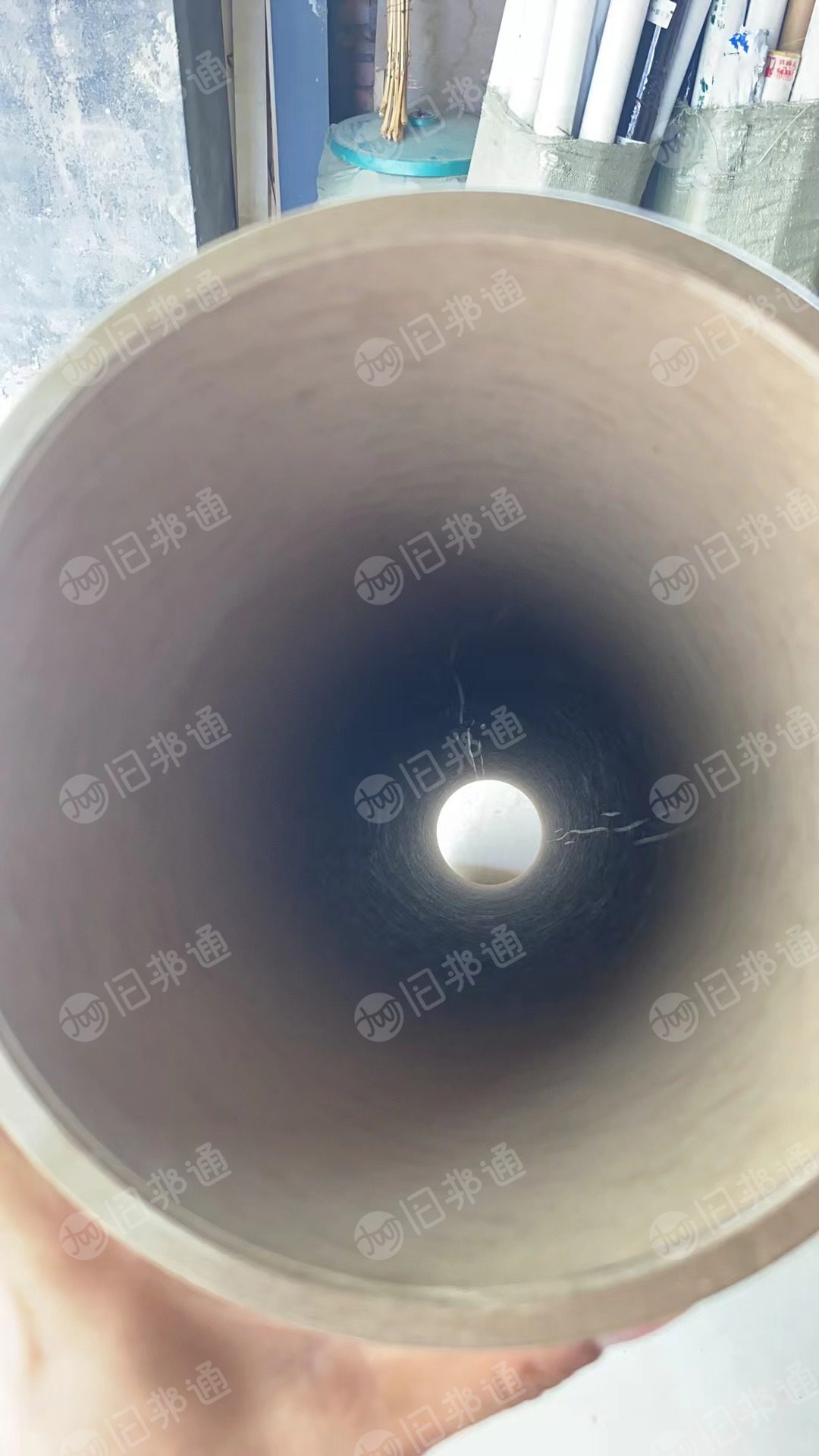 出售6寸二手纸管，厚度1.5cm，长度1.54米