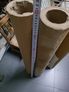 长期出售废旧纸管,内径7.0cm,厚度1.7cm,长度不等