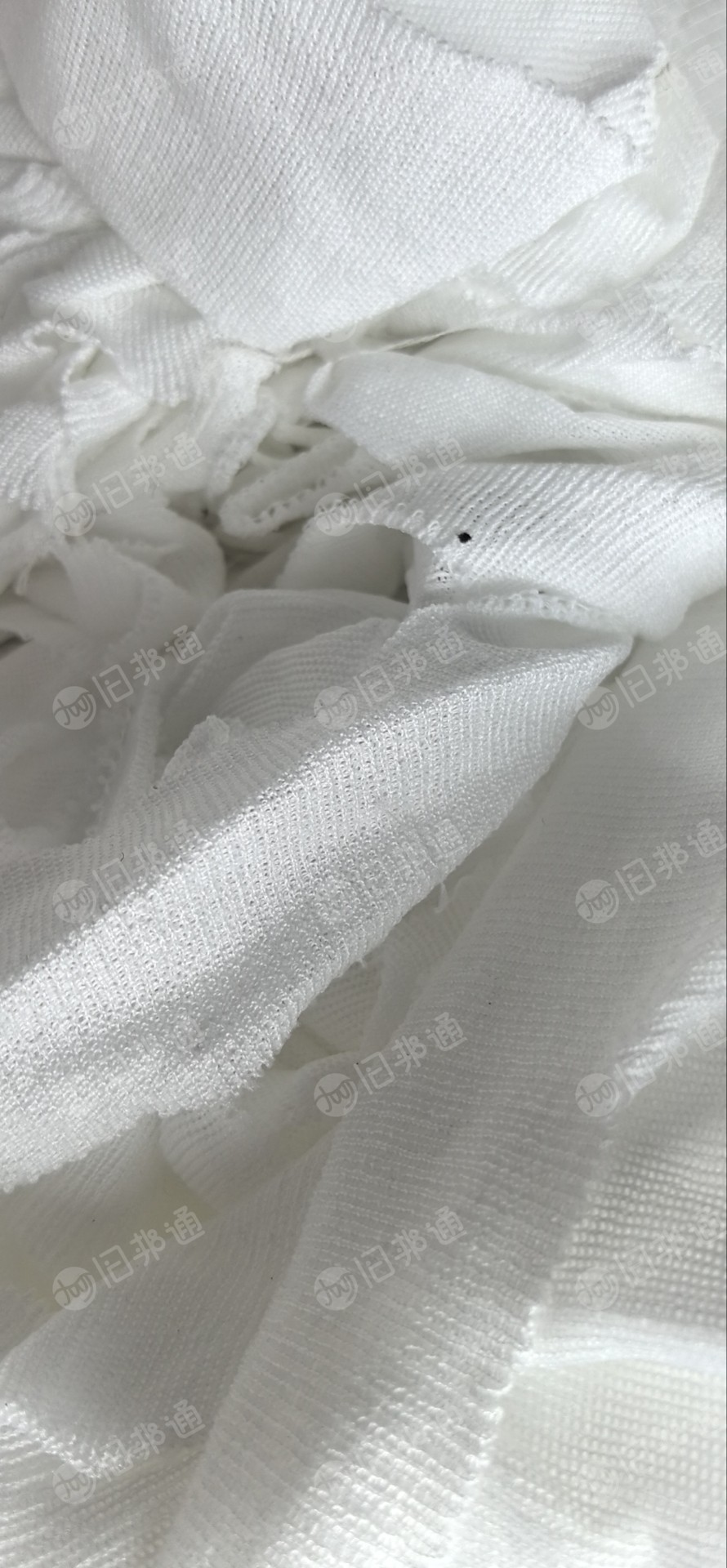 长期出售花料，白色涤纶废布