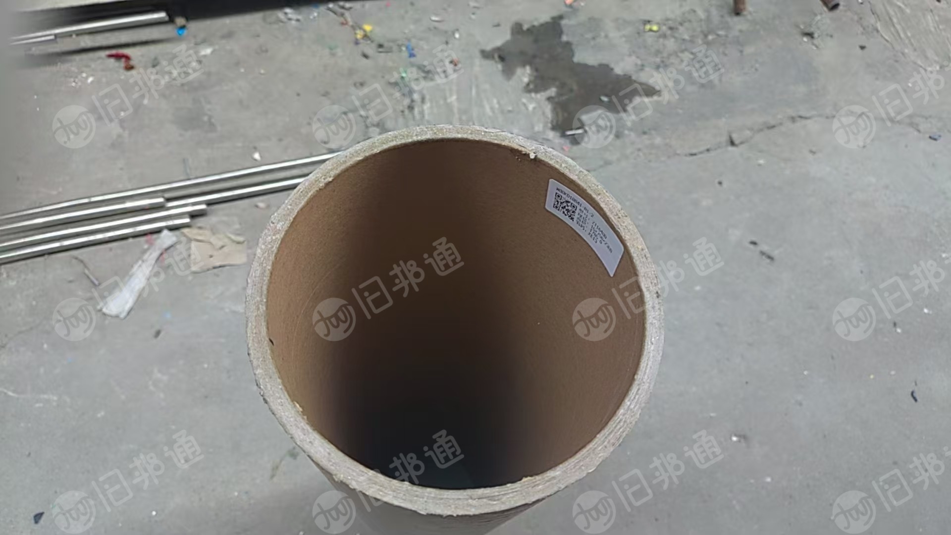 出售6寸二手纸管，厚度0.8cm，长度80cm以上