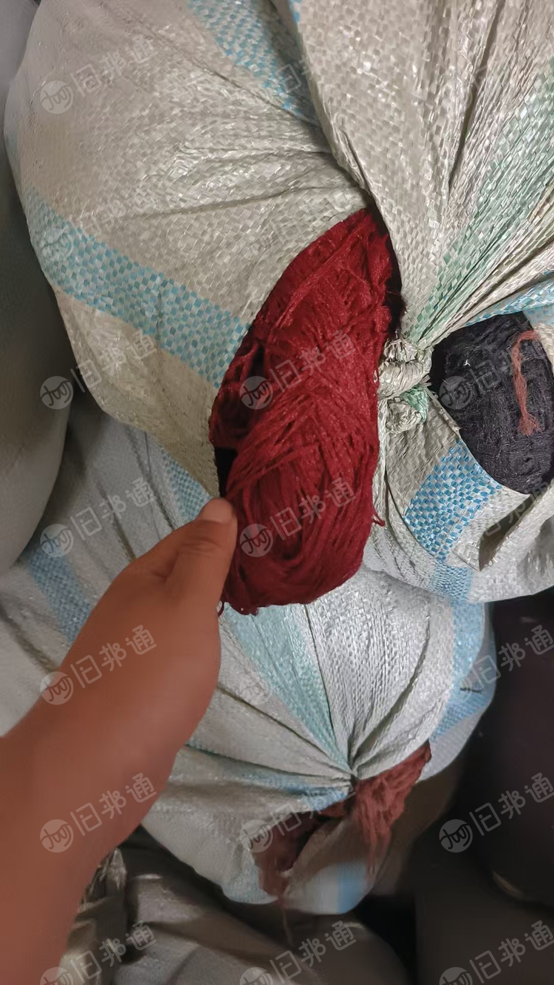 长期出售杂色丙纶废丝,每个月四五吨,货在河北保定