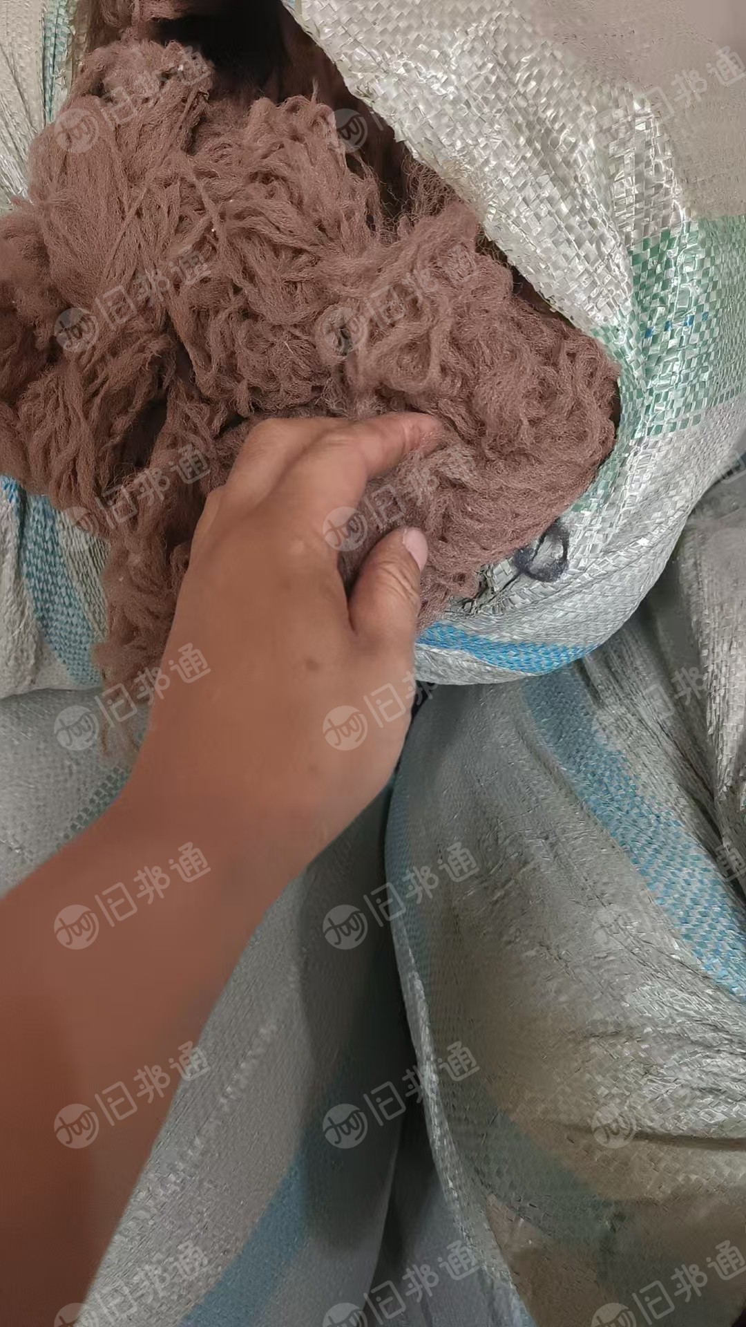 长期出售杂色丙纶废丝，每个月四五吨，货在河北保定