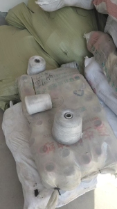 出售40多支带氨纶的库存纱线,很多品种,大几百一吨处理,河北保定