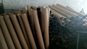 出售二手纸管，内径7.6cm，厚度0.8-1.0cm，长度一米多