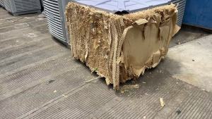 出售水帘纸边角料，做水冷机下来的