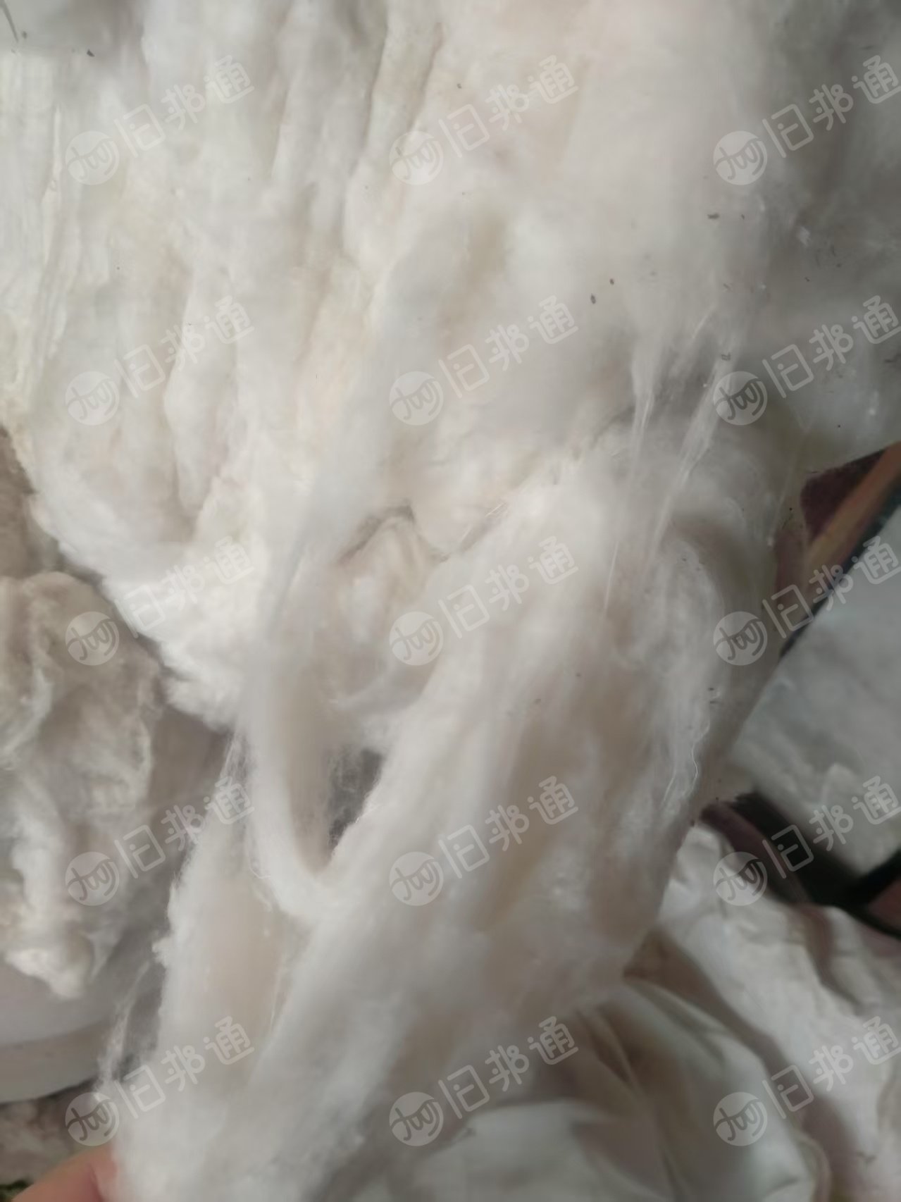 长期出售纯化纤棉，化纤布开的棉，大白棉，可以纺纱，货在河北邯郸