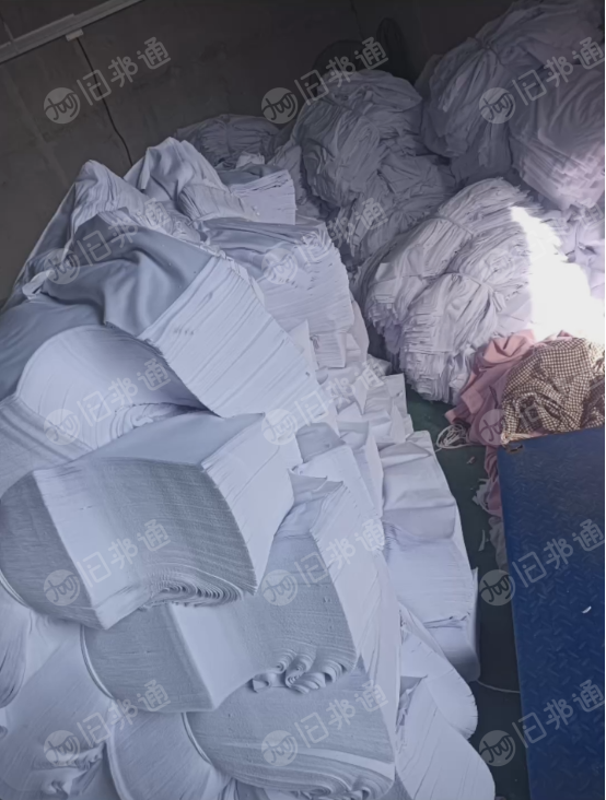 出售漂白化纤布，可开花，6*8一车；擦机布现货9*6一车，山东菏泽单县