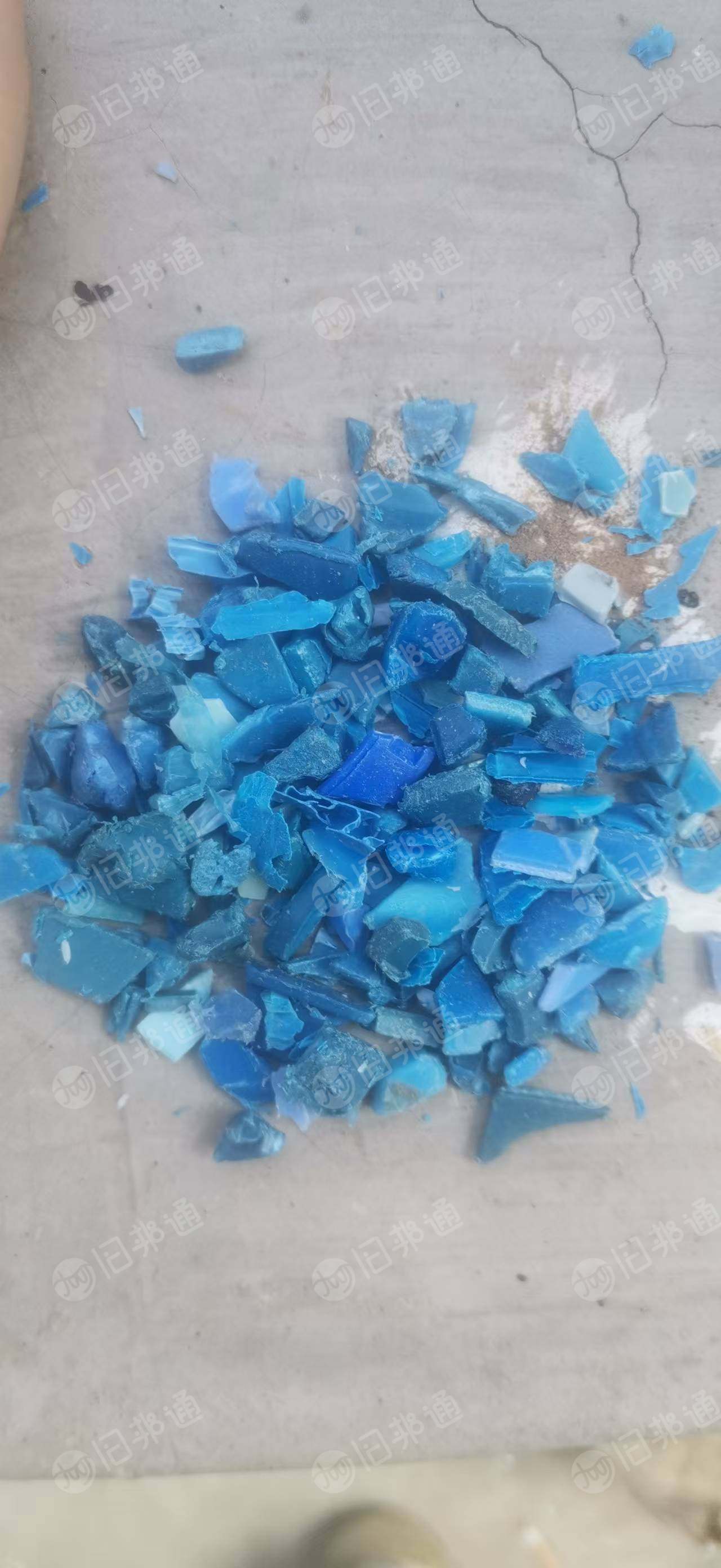 出售透明PP破碎料，蓝色托盘破碎料