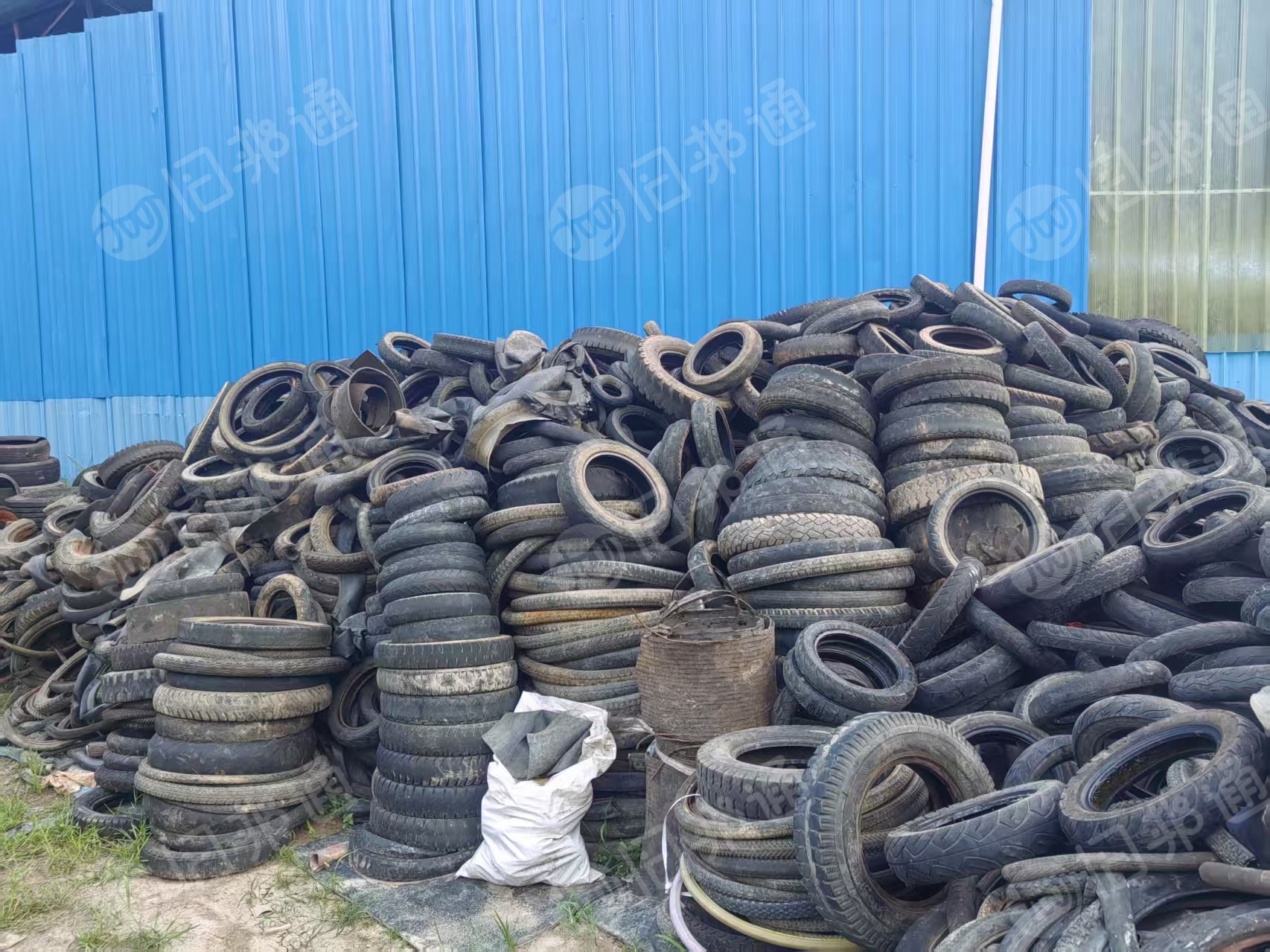  售电摩胎，橡胶废料，现货有十一二吨，货在福建南平