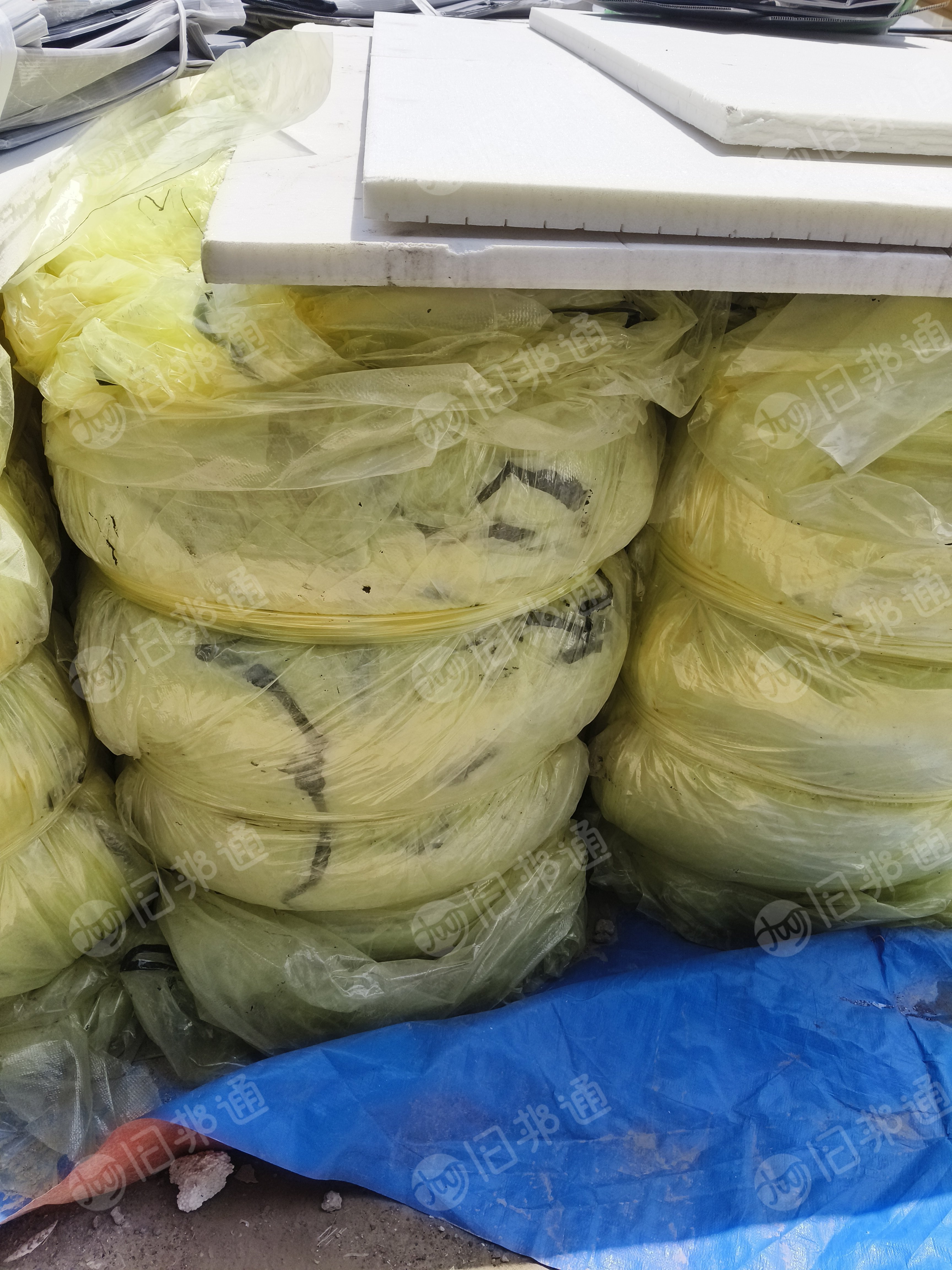 出售风电厂下来的高压尼龙黄膜,现货20吨