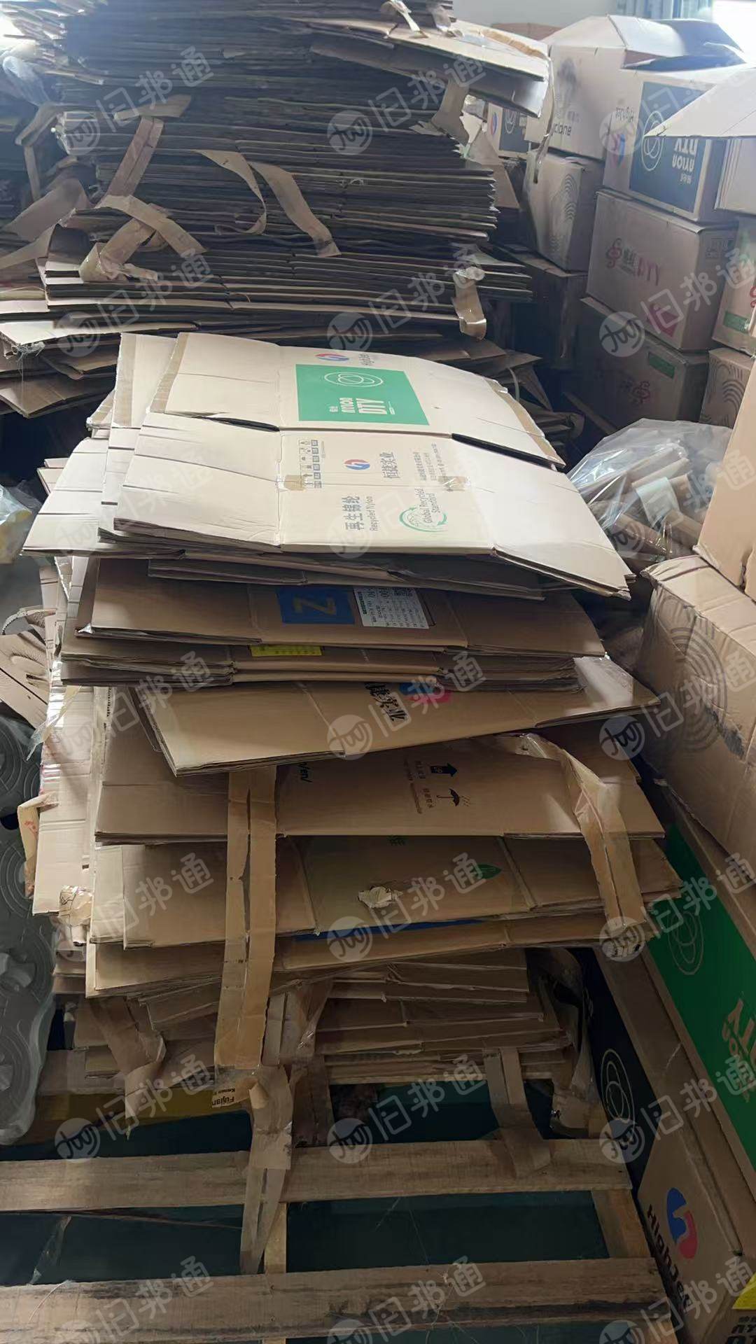 东莞工厂长期处理废旧纸箱，彩色弹丝纸管，透明胶袋