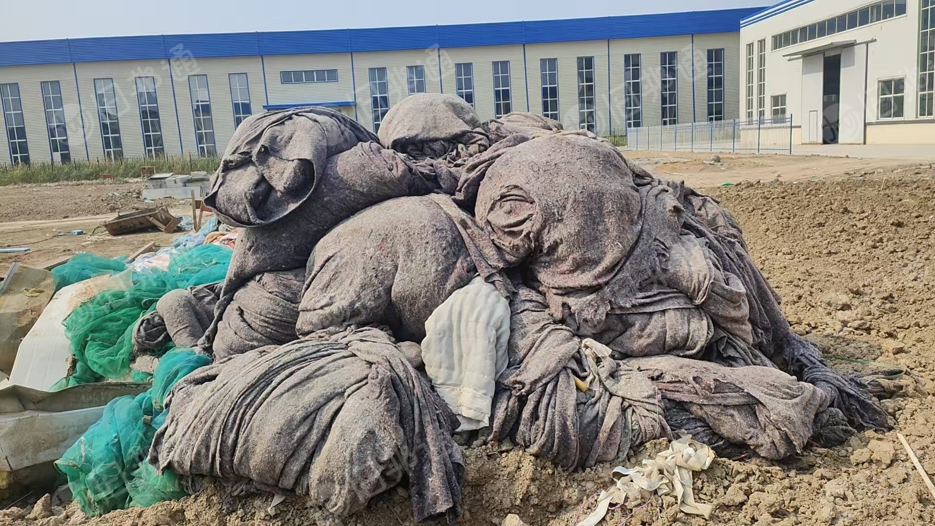 出售工地下来的毛毡布，毛毡废料，货在河北沧州