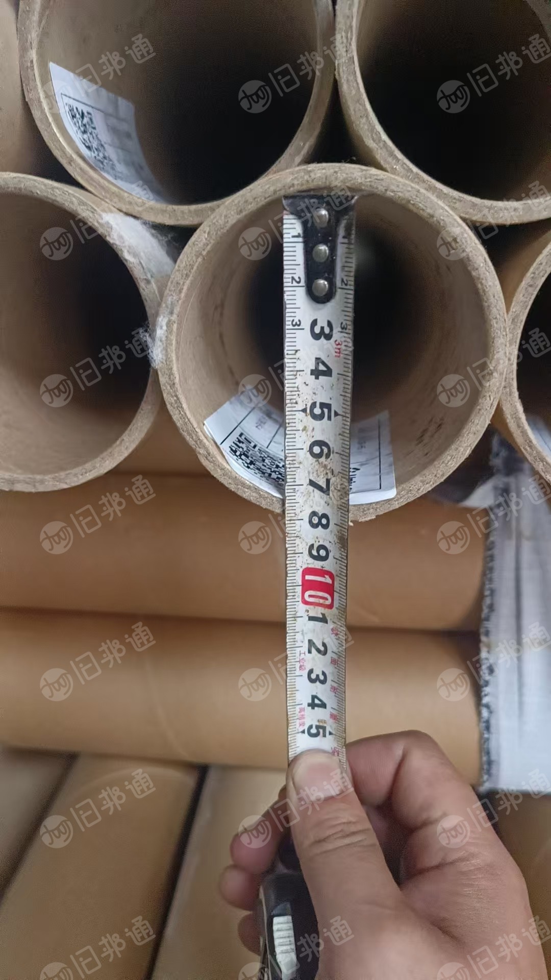 长期出售3寸纸管，内径7.6cm，厚度0.6和0.8cm，长度1.58米