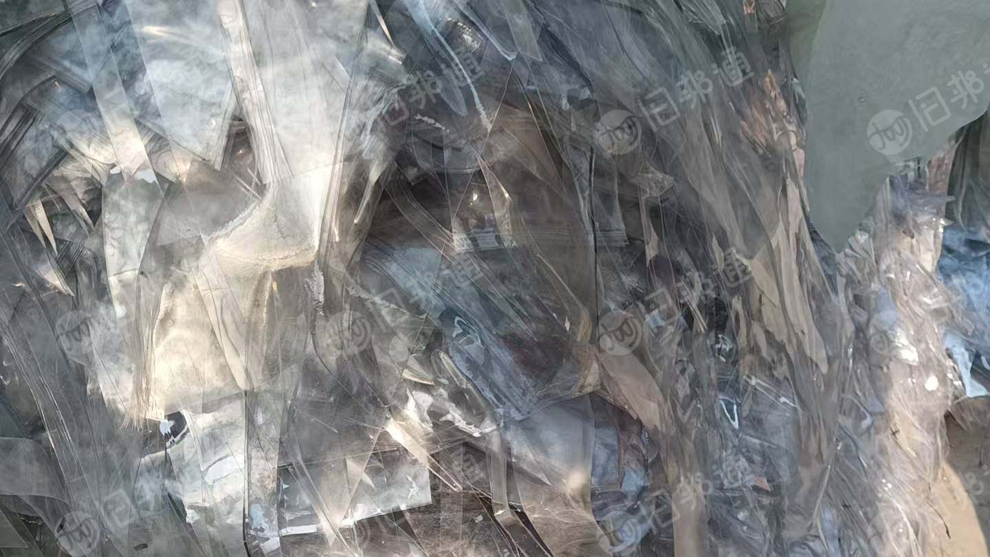出售pvc透明水晶板门帘毛料粉碎料
