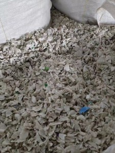 出售PP空心板破碎料,含钙粉