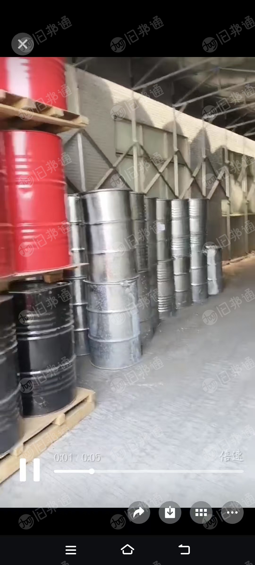 出售二手铁桶,月供2-300个