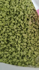 出售增强阻燃ABS绿色破碎料