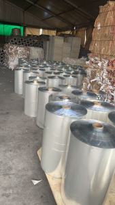 长期出售烟包厂下来的pet膜，现货200多吨，1.5丝