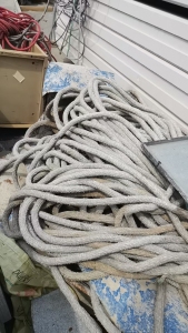 长期出售废旧的涤纶安全绳,安全绳