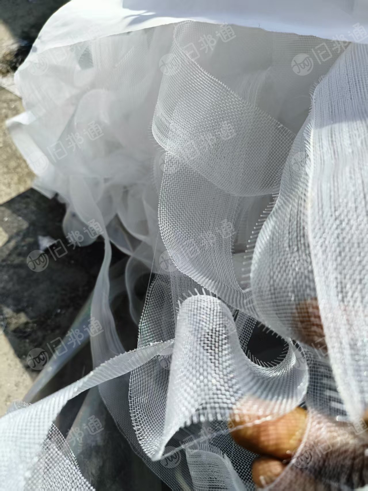 长期出售单6的尼龙废布，尼龙网布，尼龙网纱布，现货11吨左右