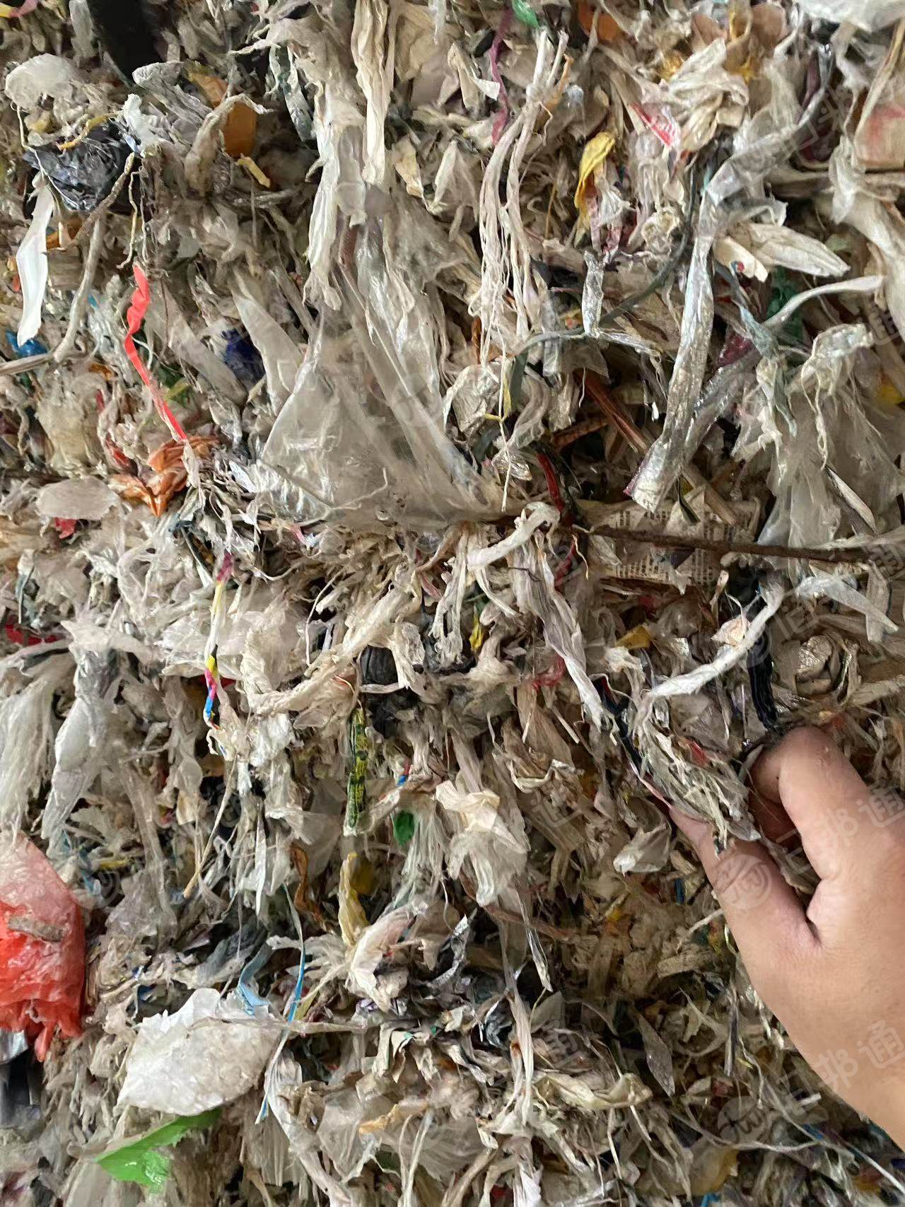 大量出售纸厂废塑料,造粒厂清仓下来的,现货100吨
