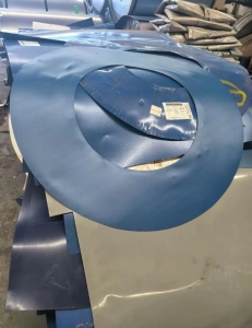 出售pe钢卷皮毛料，全漂的，长期有货