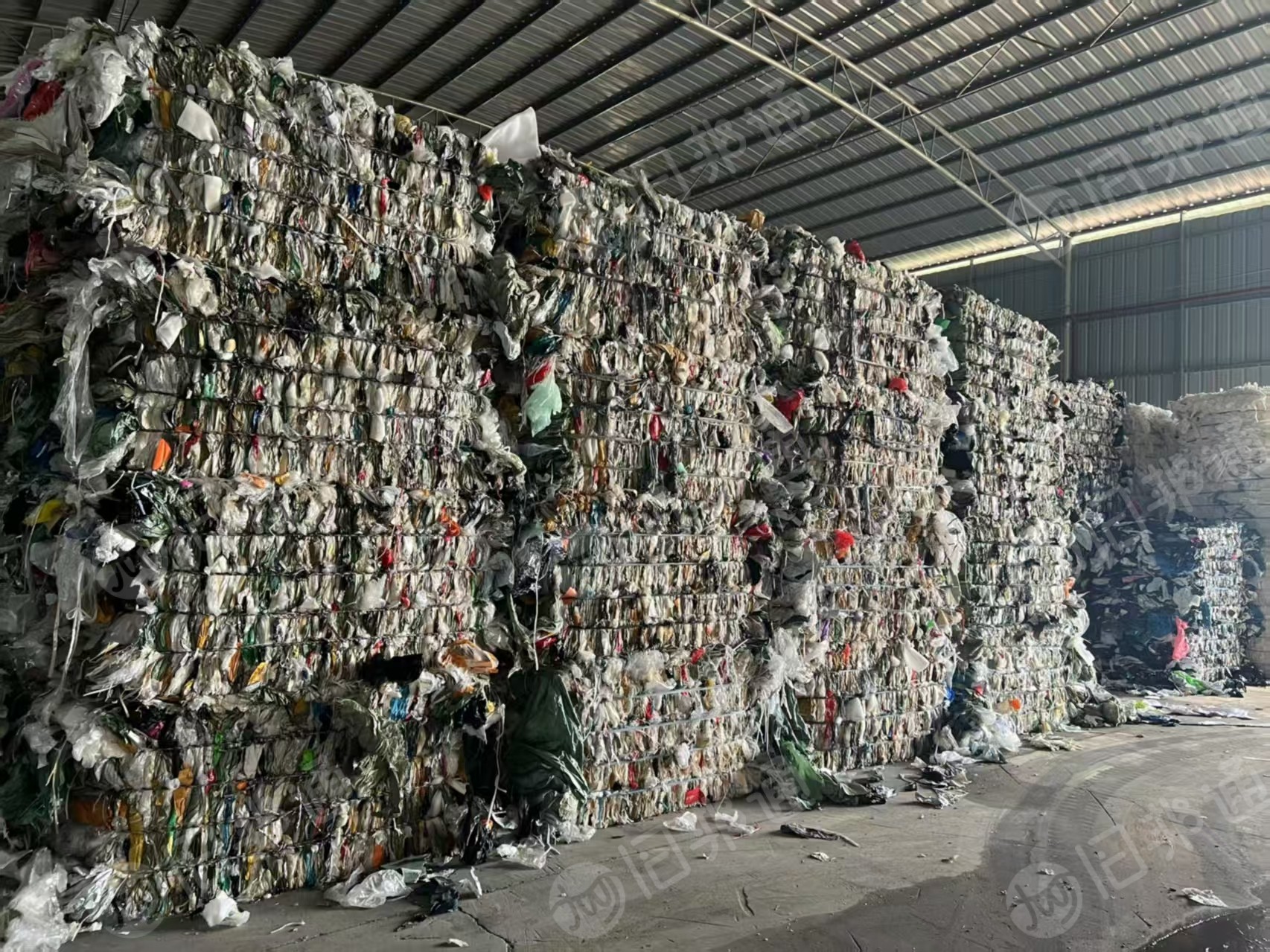 长期出售干造编织袋废料,干造纤维袋废