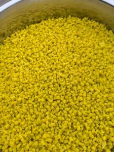 出售PP颗粒，浮水空心板颗粒，黄色颗粒现货四五十吨，绿色颗粒现货二十多吨
