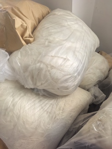 厂家出售tpu混合涤纶废丝,纯tpu废丝,tpu废料