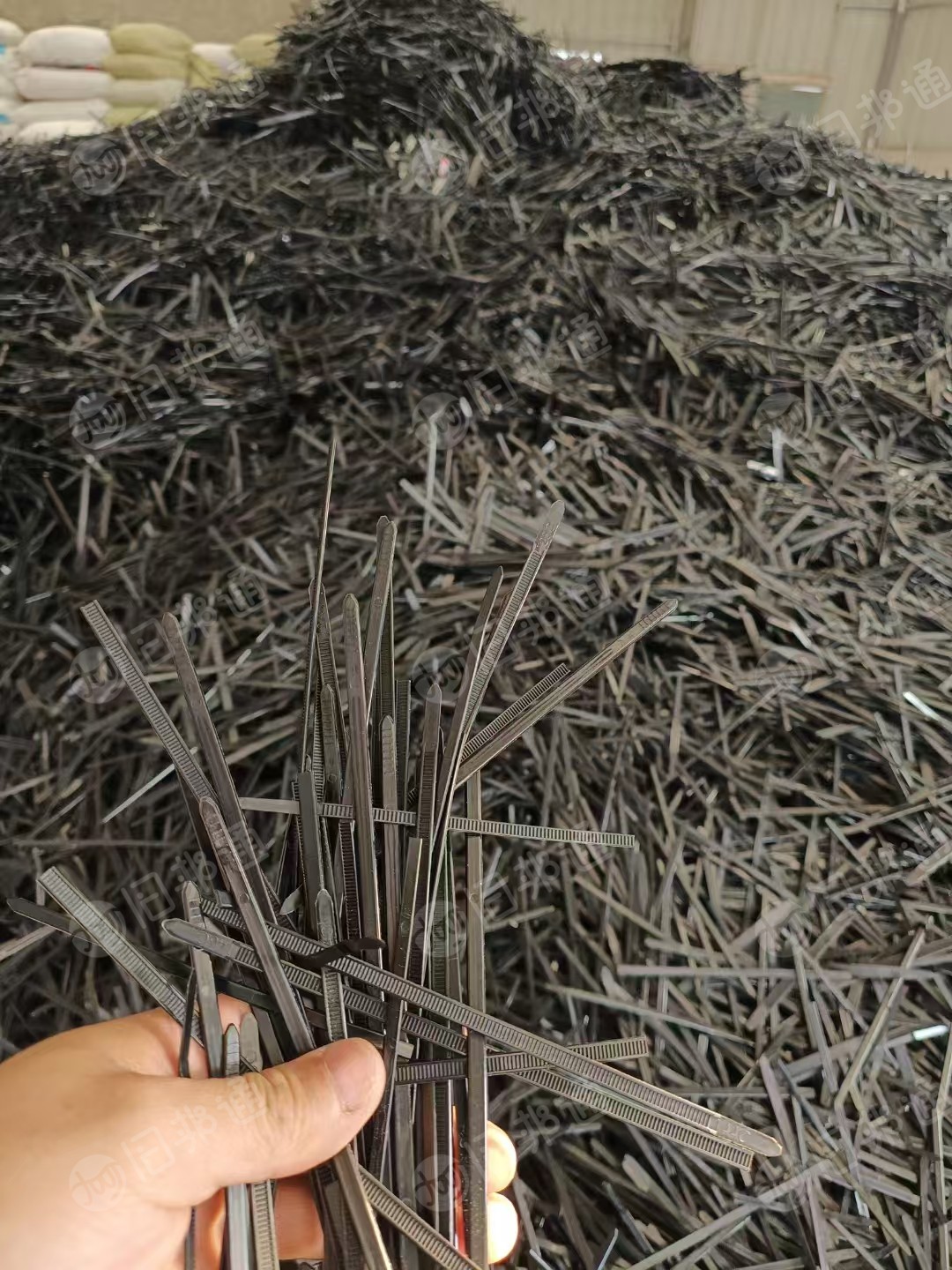 长期出售尼龙扎带毛料，以黑色为主，双6为主