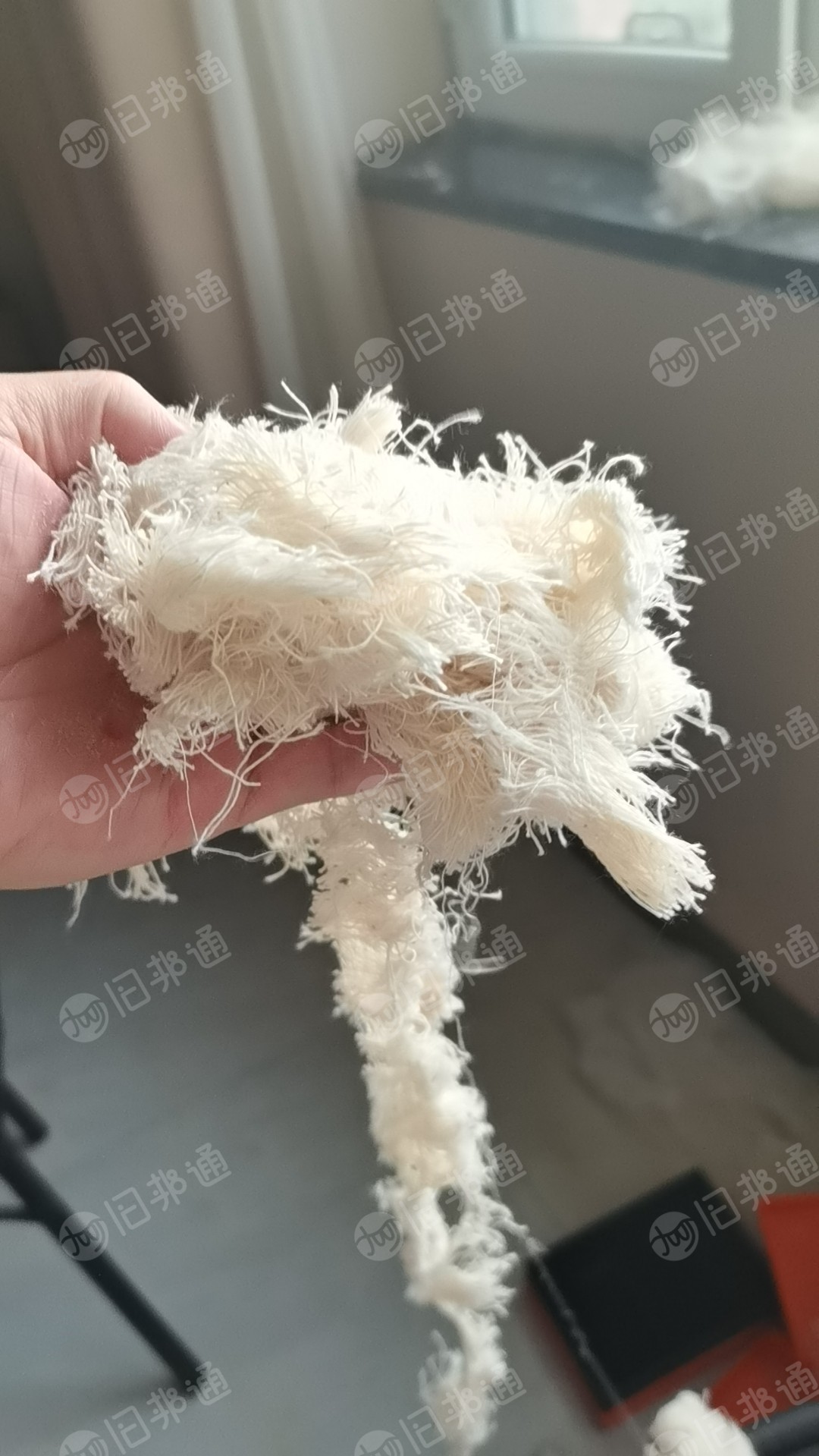 出售纯棉原回丝，桨回丝，废纱等，货在新疆阿克苏