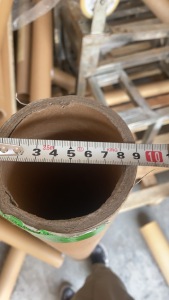 长期出售二手纸管，内径7.5cm，厚度0.8cm，长度134cm