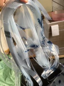 厂家长期出售PET吸塑边料，有印刷和覆膜的