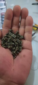 出售PP编织袋颗粒，水泥袋颗粒，过6层60目，拉丝用，月供两三百吨