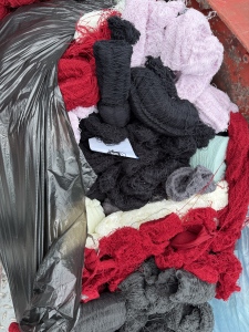 长期出售废纱线，加工后剩下的纱线